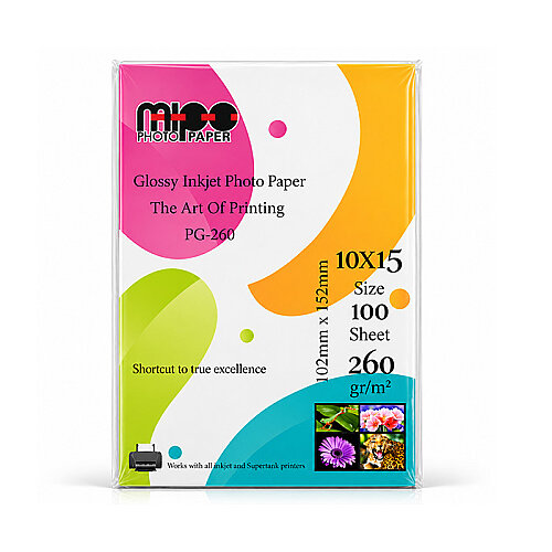 10x15 Parlak İnkjet Fotoğraf Kağıdı 260gr. MİPO - Mipo Fotoğraf Kağıdı