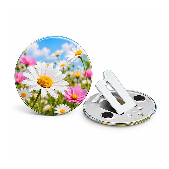 110 mm Buton Rozet Magnet Çerçeve - 1