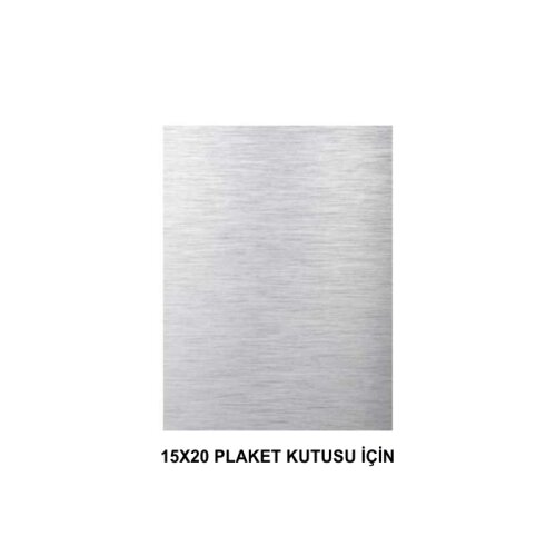 15x20 Plaket Kutusu Uyumlu Sublimasyon Metal Plaka - 