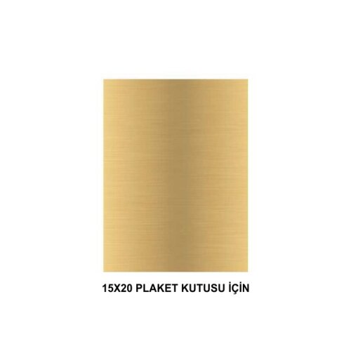 15x20 Plaket Kutusu Uyumlu Sublimasyon Metal Plaka - (1)