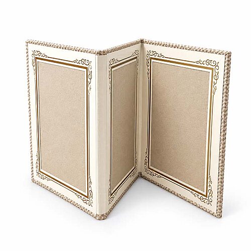 15x21 3lü Kumaş Albüm Önü Pencereli 3+1 ER002 - (1)