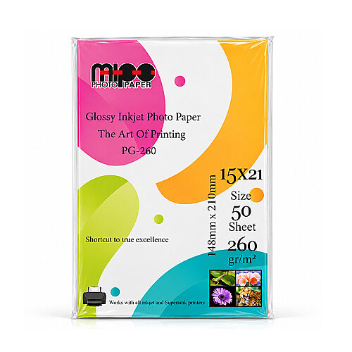 15x21 Parlak Fotoğraf Kağıdı 260gr. İnkjet MİPO - Mipo Fotoğraf Kağıdı