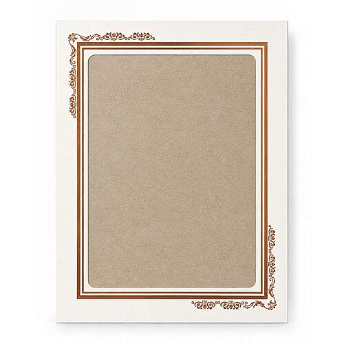 15x21 Plexi Camlı Paspartu Beyaz 10 lu Paket ER009 - 