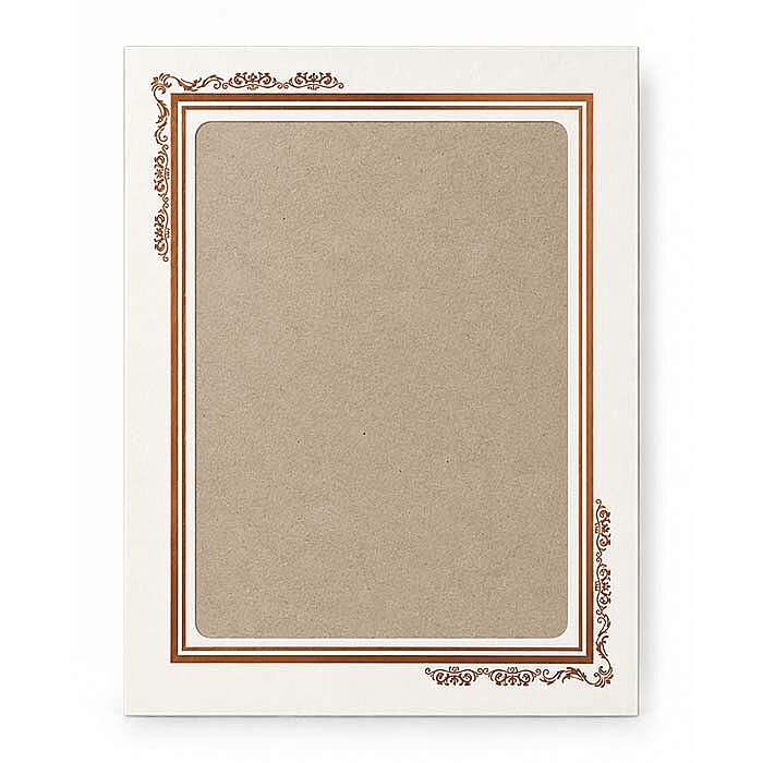 15x21 Plexi Camlı Paspartu Beyaz 10 lu Paket ER009 - 1
