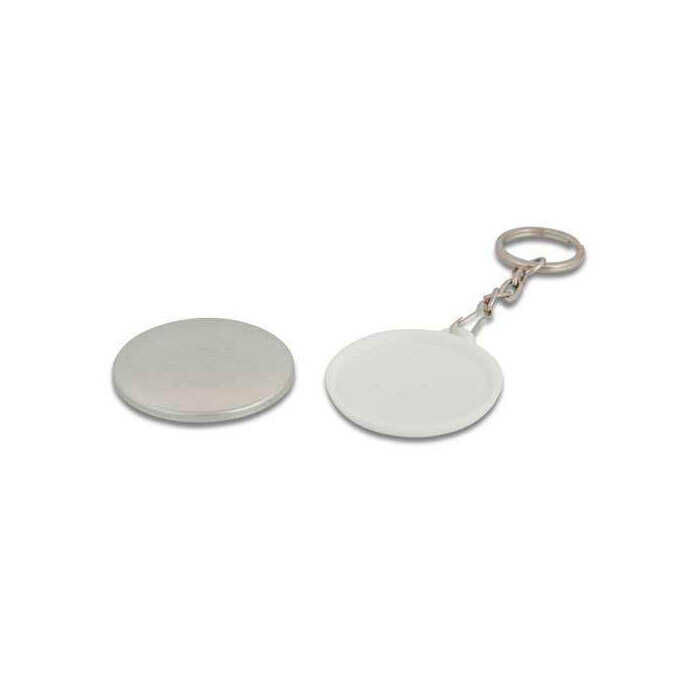 37 mm Buton Rozet Anahtarlık Zincirli - 2