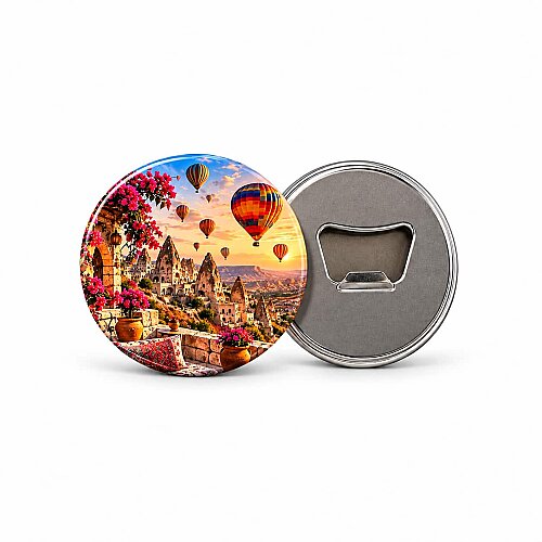 58 mm Buton Rozet Magnet Açacak 100lü Paket - (1)