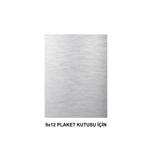 9x12 Plaket Kutusu İçin Sublimasyon Metal Plakalar - 