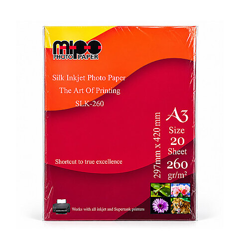 A3 Mat Fotoğraf Kağıdı 260gr. İnkjet MİPO - Mipo Fotoğraf Kağıdı