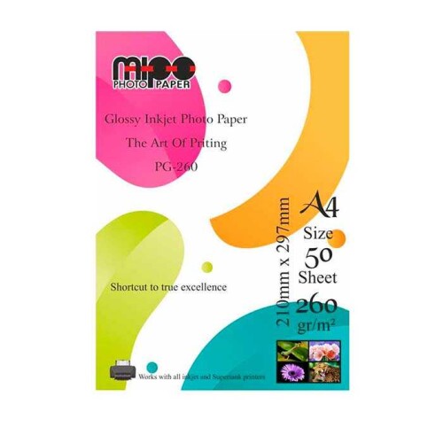 A4 Parlak Fotoğraf Kağıdı 260gr. İnkjet MİPO - 3