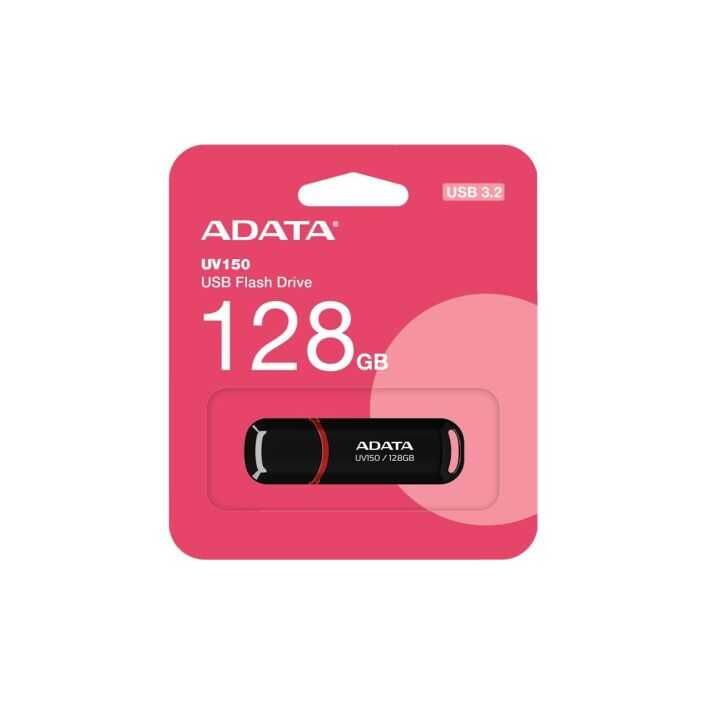 Adata UV150 128 GB USB 3.2 Gen1 Black Flash Bellek - 1