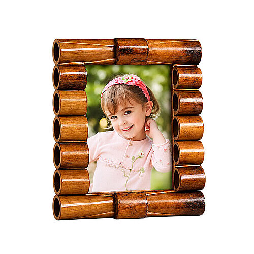 Ahşap Bambu Fotoğraf Çerçevesi 10x15 - sanalbayim