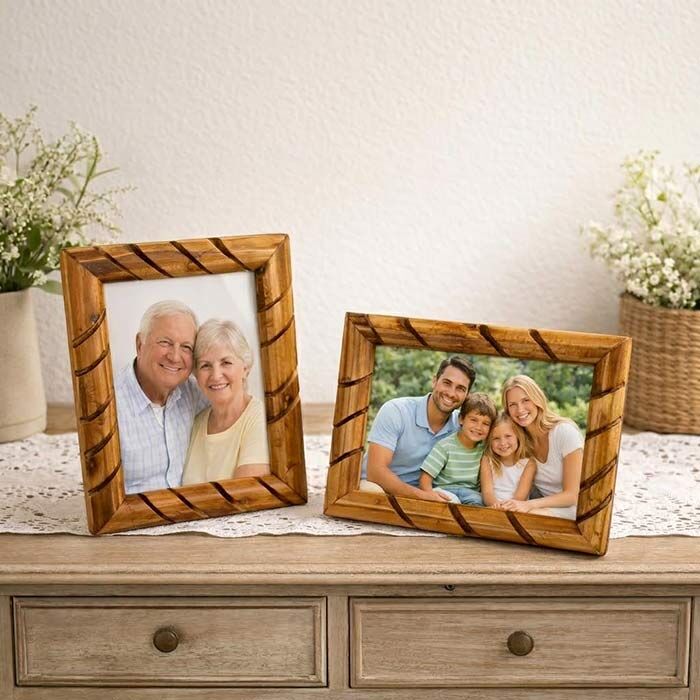 Ahşap Bambu Fotoğraf Çerçevesi 13x18 - 2