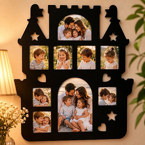 Ahşap Çoklu Fotoğraf Çerçevesi Kale JK-1201 - sanalbayim