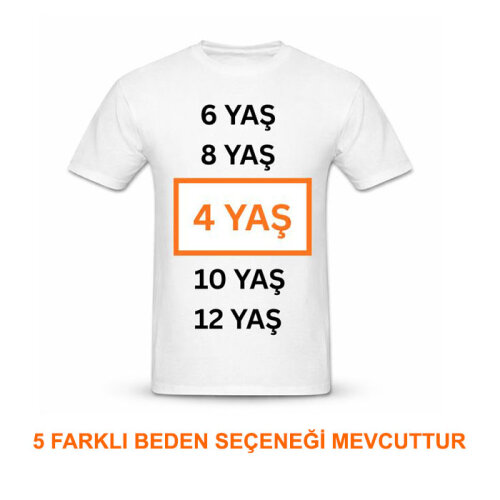 Çocuk İçin Süblimasyon Pamuk Polyester Tişört - 