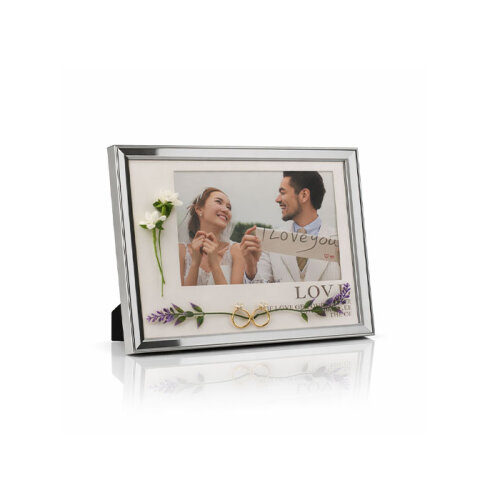 Dekoratif Çiçekli Işıklı Fotoğraf Çerçevesi 15x20 - sanalbayim (1)