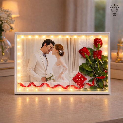 Dekoratif USB Led Işıklı Çerçeve 13x18 7493-5S - sanalbayim