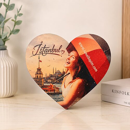 Digitronix Sublimasyon HDF Magnet 7x8 Kalp - 