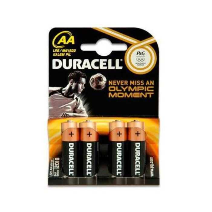 Duracell LR6 MN1500 AA Alk. Kalem Pil 4lü Blister - 1