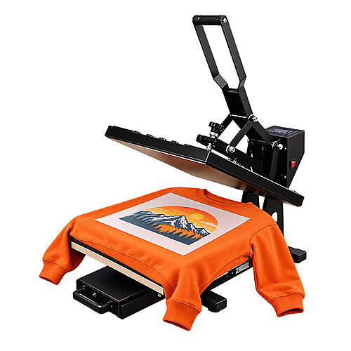 Düz Transfer Baskı Makinası 40x50 AP2519 Siyah - Digitronix