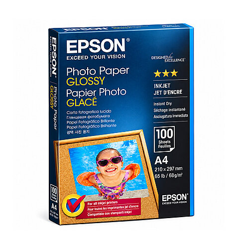 Epson A4 Parlak İnkjet Fotoğraf Kağıdı 200gr. 4254 - Epson
