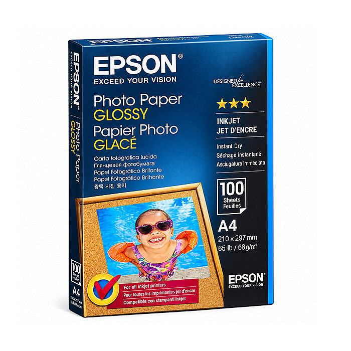 Epson A4 Parlak İnkjet Fotoğraf Kağıdı 200gr. 4254 - 1