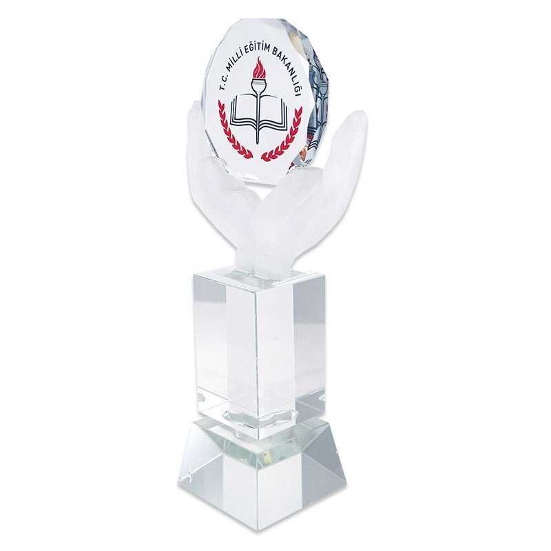 Kristal Plaket KC-1026 Elli Fasetli - 2