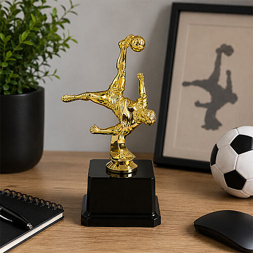 Rövaşata Futbolcu Ödül Kupası Altın - 135mm - (1)