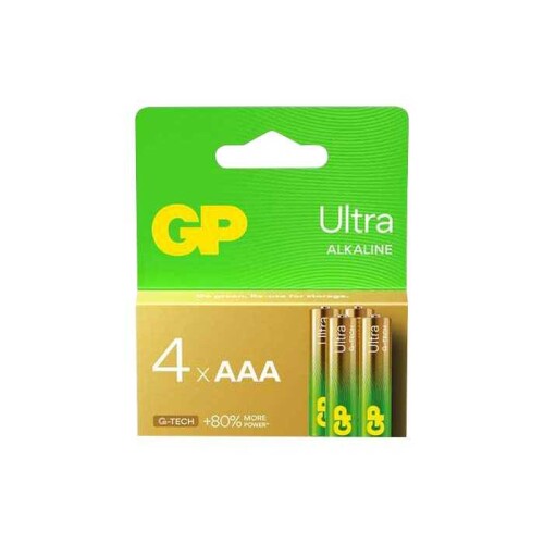 GP 24A G-Tech Ultra Alkalin İnce Pil 4 lü Blister - 