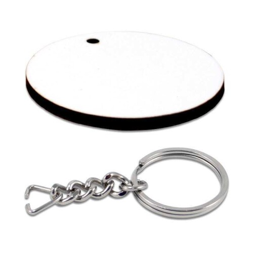 HDF Daire Anahtarlık Tek Taraflı 5cmx5cm - 6