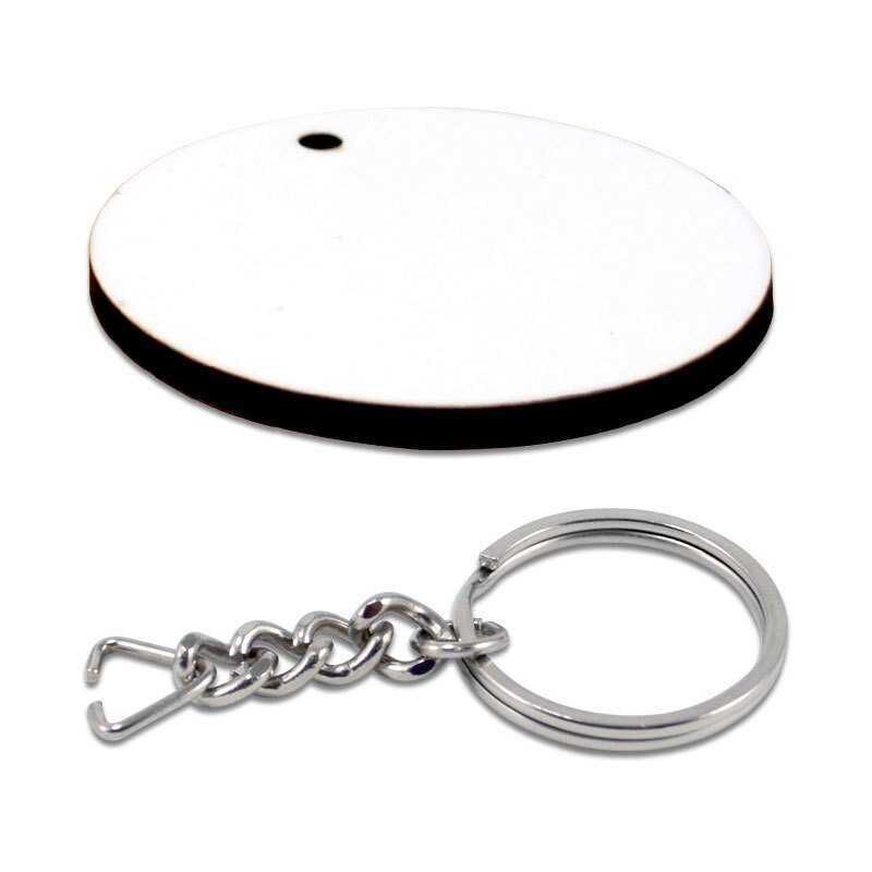 HDF Daire Anahtarlık Tek Taraflı 5cmx5cm - 6