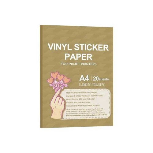 İnkjet Kraft Sticker Etiket - 3