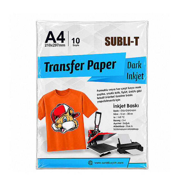 İnkjet Pamuklu Tişört Transfer Kağıtları - 2
