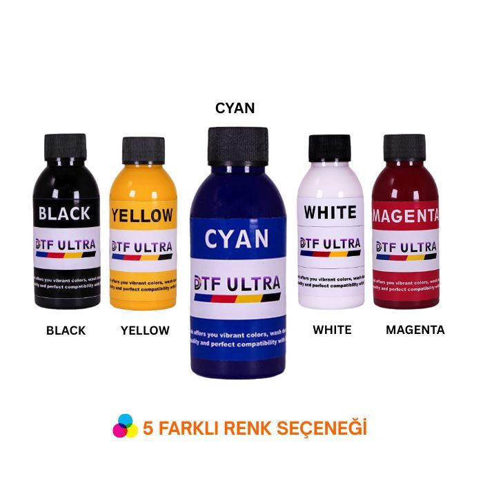 İnktec  DTF Mürekkepleri - 100ml - 5
