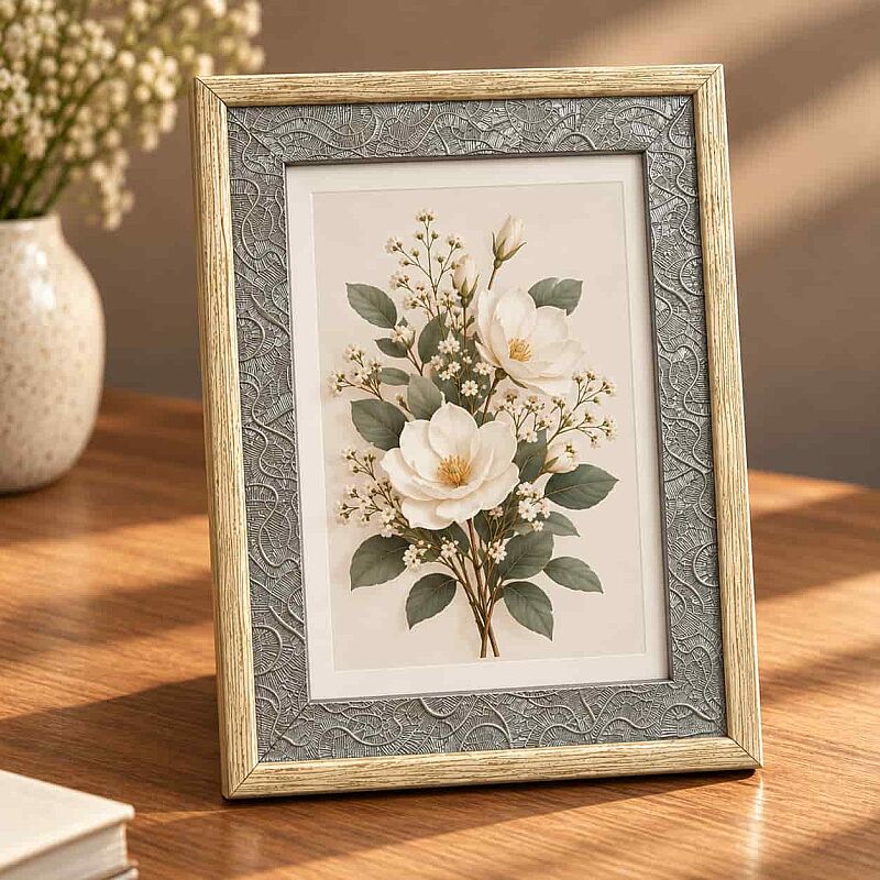 Ahşap Country Fotoğraf Çerçeveleri - MDF - 8