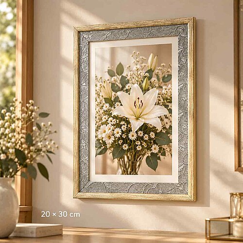 Ahşap Country Fotoğraf Çerçeveleri - MDF - 13