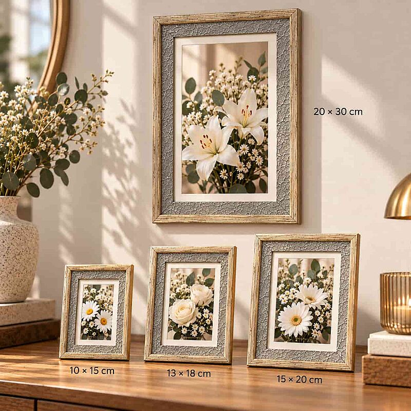 Ahşap Country Fotoğraf Çerçeveleri - MDF - 1