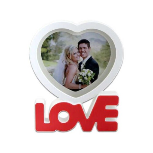 Kalpli Love Yazılı Ledli Çerçeve Beyaz 7734-2 - sanalbayim (1)