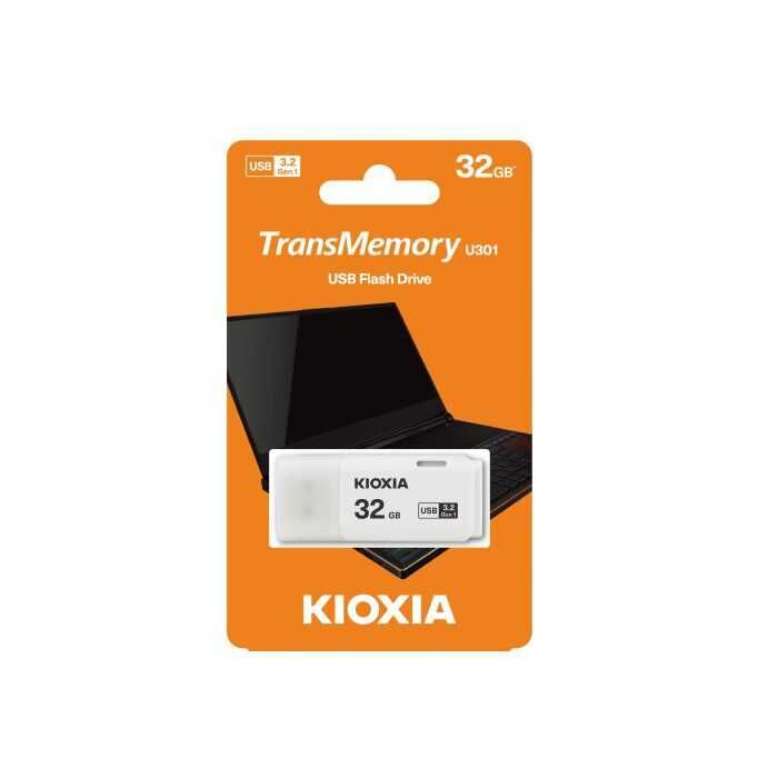 Kioxia 32 GB U301 Beyaz USB 3.2 Gen 1 Flash Bellek - 1