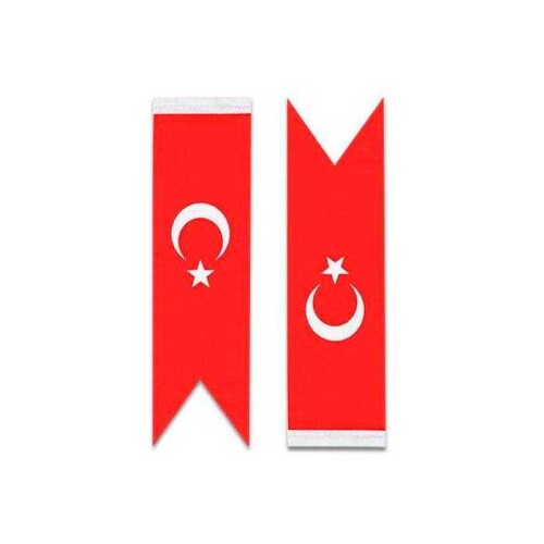 Kırlangıç Türk Bayrağı 8x32 cm - (1)