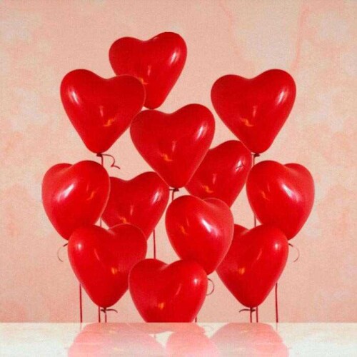 Kırmızı Kalp Balon - 15cm - 