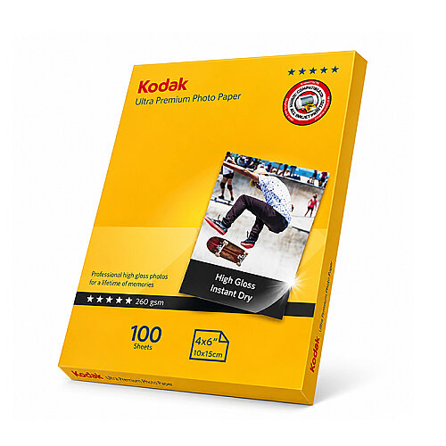 Kodak 10x15 Parlak İnkjet Fotoğraf Kağıdı 260gr. - Kodak (1)