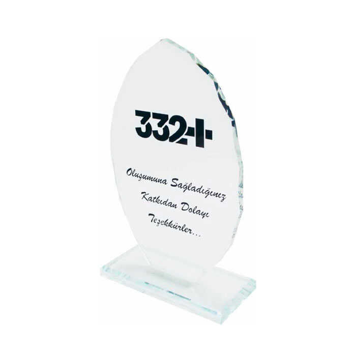 Kristal Plaket Damla - 3