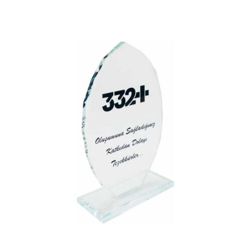 Kristal Plaket Damla - 4