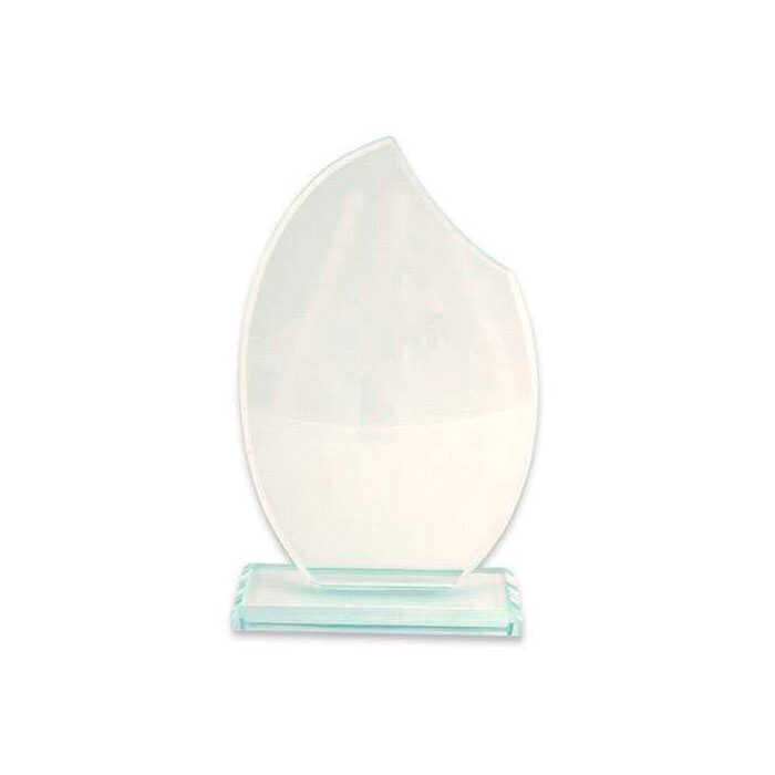 Kristal Plaket Kenarı Kesik Oval - 3