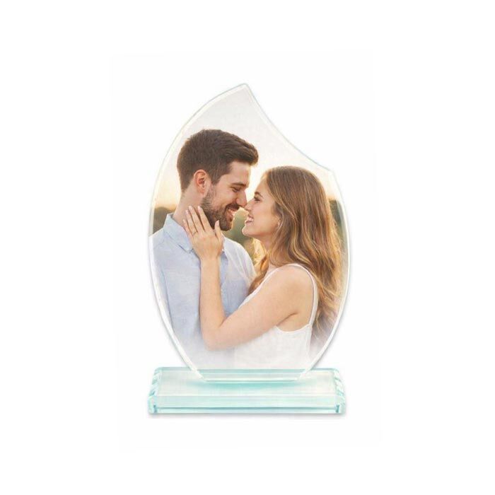 Kristal Plaket Kenarı Kesik Oval - 2