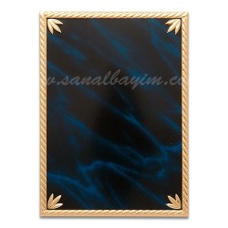Lazer Kazıma Alü. Dek. Burgulu Plaket 15cm x 20cm - 