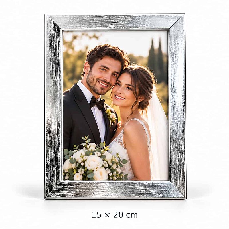 Dekoratif Ahşap Metalik Fotoğraf Çerçevesi - MDF - 9