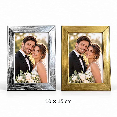 Dekoratif Ahşap Metalik Fotoğraf Çerçevesi - MDF - sanalbayim