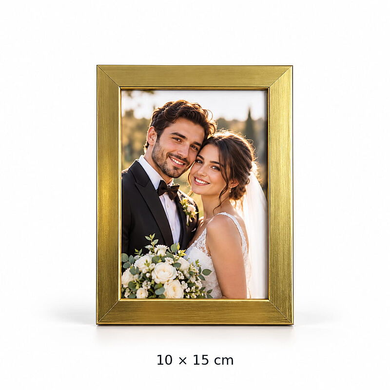 Dekoratif Ahşap Metalik Fotoğraf Çerçevesi - MDF - 4