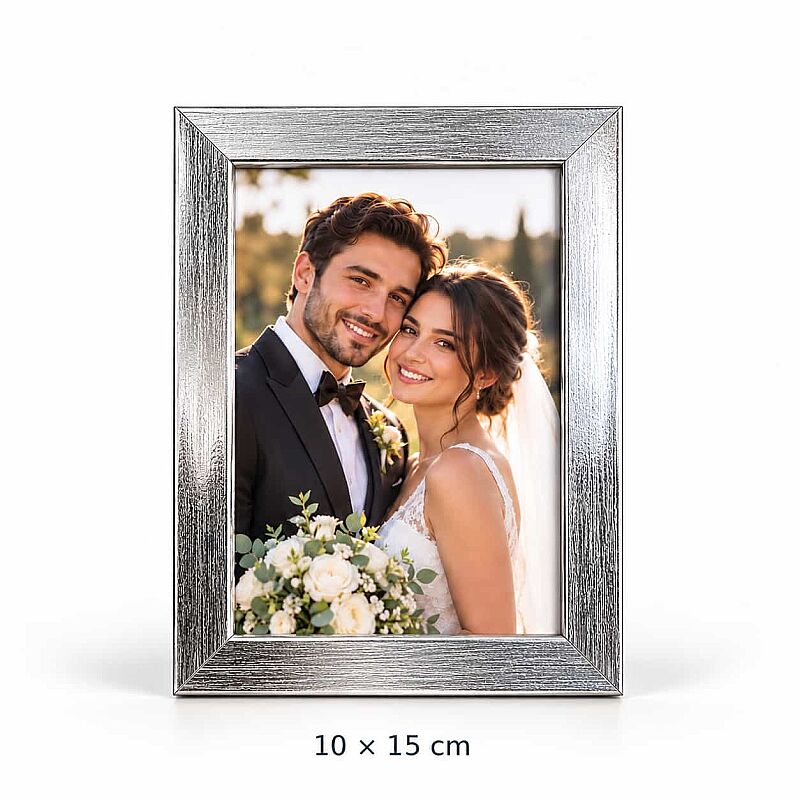 Dekoratif Ahşap Metalik Fotoğraf Çerçevesi - MDF - 5